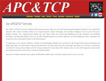 Tablet Screenshot of apc-tcp.de